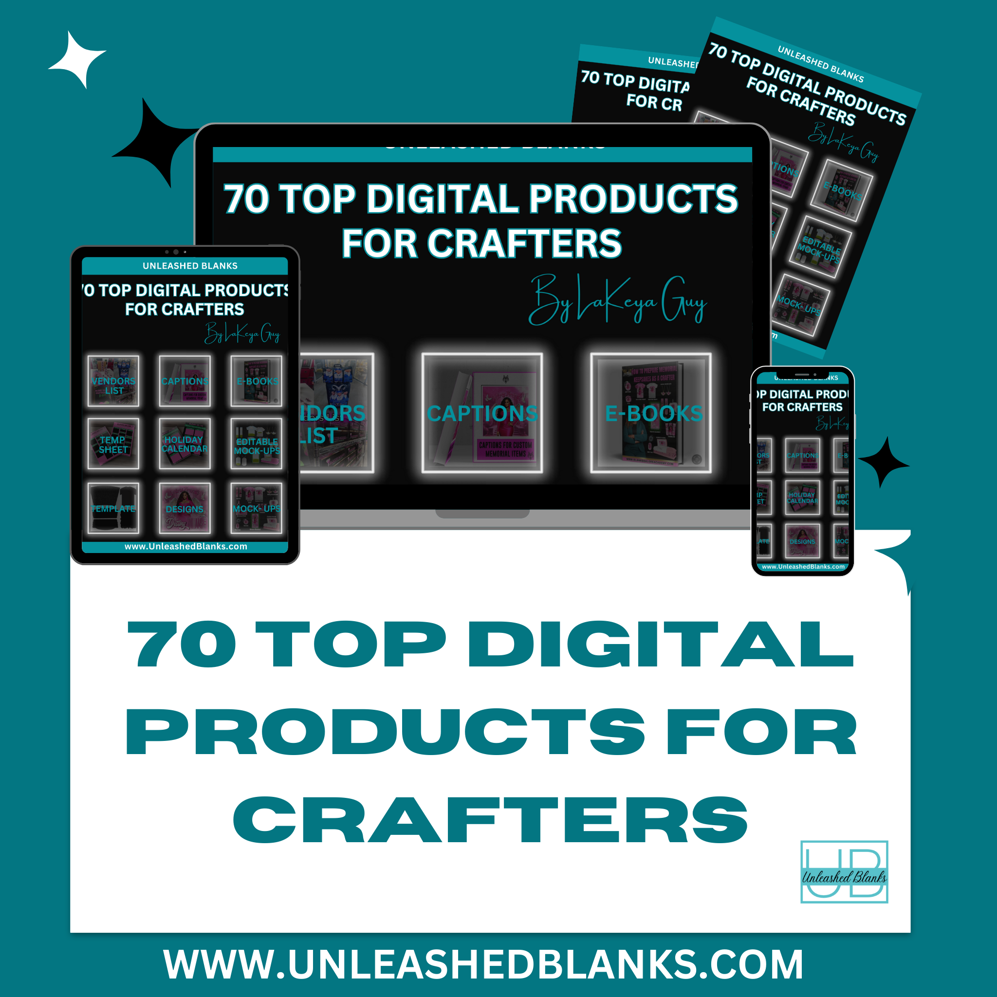 70 Top Digital Products for Crafters- MRR