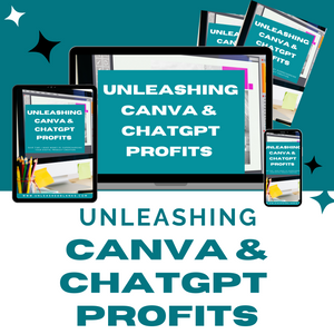 CANVA For Beginners AND ChatGPT for Profits EBOOKS (2 Books)- MRR
