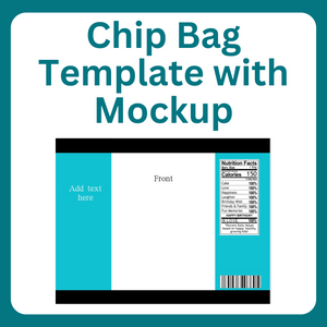 Chip Bag Template with MockUp